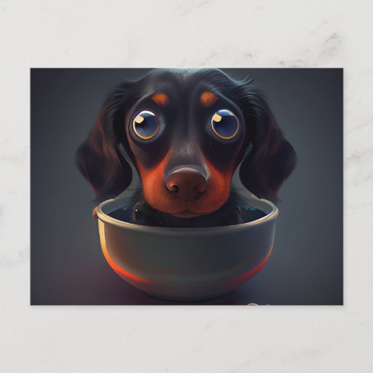 Verschiedene Puppy-Postkarten Postkarte (Vorderseite)