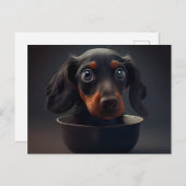 Verschiedene Puppy-Postkarten Postkarte (Vorne/Hinten)