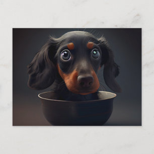 Verschiedene Puppy-Postkarten Postkarte