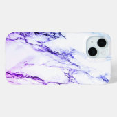 Verschiedene Purpur- und Bläuliche Adermarmor-Opti Case-Mate iPhone Hülle (Rückseite (Horizontal))