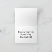 Verschiedene Rose Muttertagskarte Dankeskarte (Innenseite)