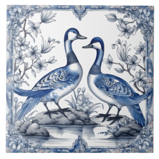 Verschiedene rustikale Indigo-Azulejo-Fliesen mit Fliese (Vorderseite)