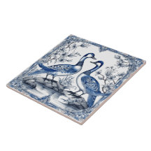 Verschiedene rustikale Indigo-Azulejo-Fliesen mit
