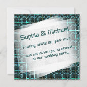 Verschiedene Schach, Quadrate oder Bild im Raster? Einladung (Vorderseite)