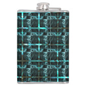 Verschiedene Schach, Quadrate oder Bild im Raster? Flachmann (Rückseite)