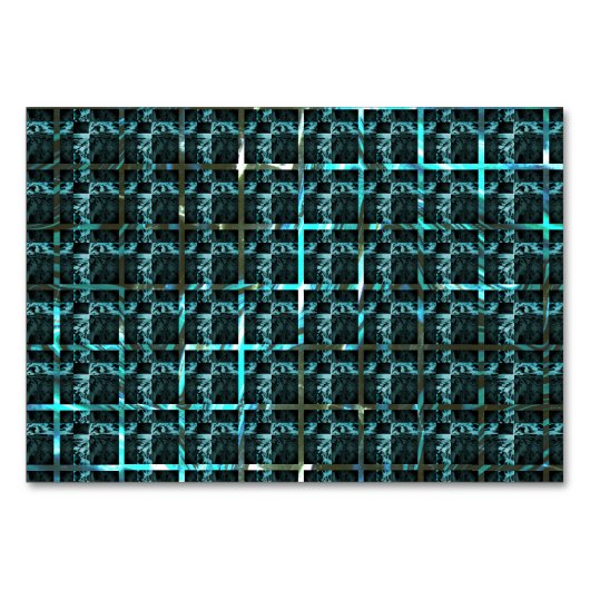 Verschiedene Schach, Quadrate oder Bild im Raster? Tischnummer (Vorderseite)