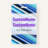 Verschiedene Schatten der blauen Streifen; Ausweis (Vorderseite)