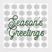 Verschiedene Schneeflocken-Umschlag Aufkleber/Etik Etiketten (Design 1)