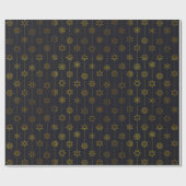 Verschiedene Schneeflockendesigns Geschenkpapier (Flach)