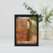 Verschiedene Sicht auf alten LKW in Iowa abandonie Postkarte (Stehend Vorderseite)