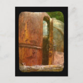 Verschiedene Sicht auf alten LKW in Iowa abandonie Postkarte (Vorderseite)