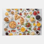Verschiedene Speisen Geschirrtuch (Horizontal)