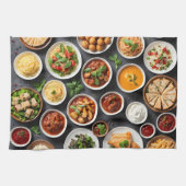 Verschiedene Speisen Geschirrtuch (Horizontal)