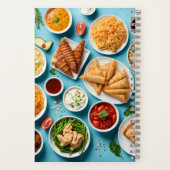 Verschiedene Speisen Notizblock (Rückseite)