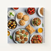 Verschiedene Speisen Notizblock (Rückseite)