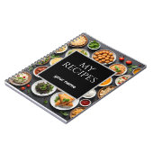 Verschiedene Speisen Notizblock (Linke Seite)