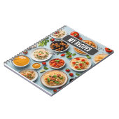 Verschiedene Speisen Notizblock (Linke Seite)