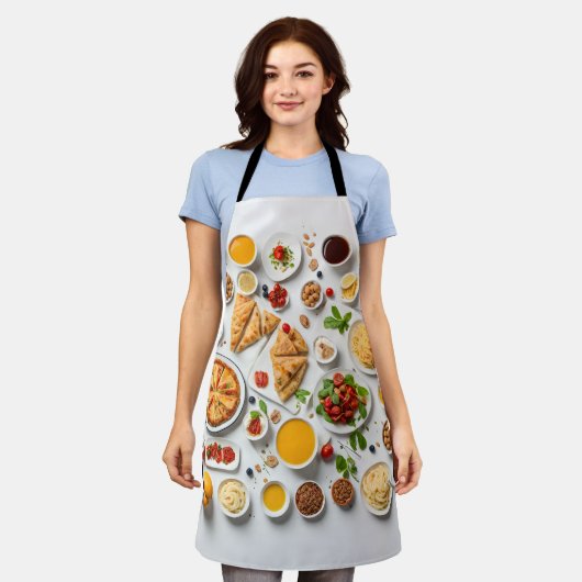 Verschiedene Speisen Schürze (Getragen)