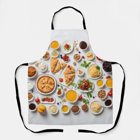 Verschiedene Speisen Schürze (Vorderseite)