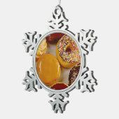 Verschiedene Spenden Schneeflocken Zinn-Ornament (Rechts)