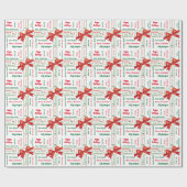 Verschiedene Sprachen der frohen Weihnachten Geschenkpapier (Flach)