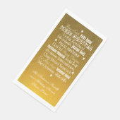 Verschiedene Sprachen von Merry Christmas Napkins Serviette (Ecke)