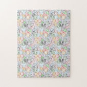 Verschiedene Städte retro postalische Kennzeichnun Puzzle (Vertikal)