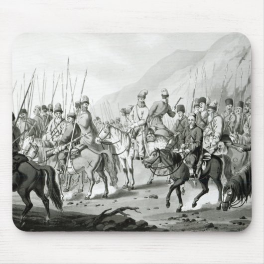 Verschiedene Stämme der russischen Kosaken Mousepad (Vorne)