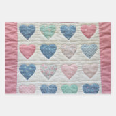 Verschiedene Steppdesigns Geschenkpapier Set (Vorderseite 2)