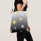 Verschiedene Sterne Shine auf Black Gray Tasche (Von Nahem)