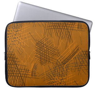 Verschiedene Stifte Schlaganfälle. Nahtlose Textur Laptopschutzhülle