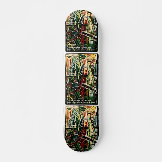 VERSCHIEDENE STILEN SKATEBOARD (Vorne)