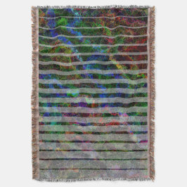 Verschiedene Streifen und gekratzte Quadrate von L Decke