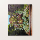 Verschiedene Sukkulente in Großplanter Puzzle (Vertikal)