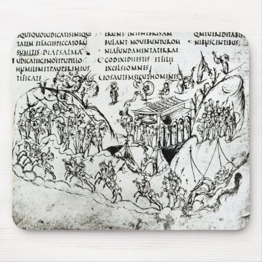 Verschiedene Szenen, die einen Psalm 2 Mousepad (Vorne)