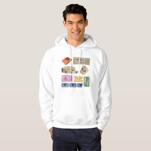 Verschiedene Tickets Hoodie (Vorne ganz)