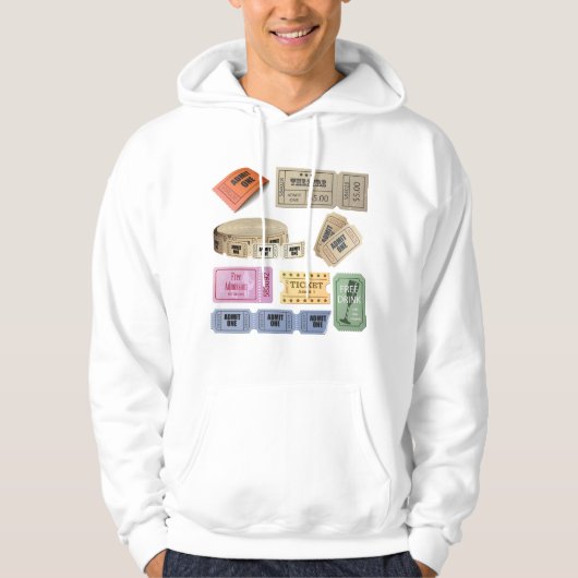 Verschiedene Tickets Hoodie (Vorderseite)