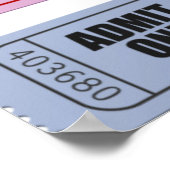 Verschiedene Tickets Poster (Ecke)