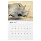 Verschiedene Tiere 12 Monate Kalender (Feb 2026)