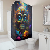 verschiedene Totenköpfe 023 Duschvorhang (Beispiel)