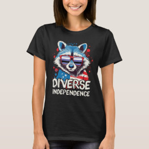 Verschiedene Unabhängigkeit Waschbär Perifluid Son T-Shirt