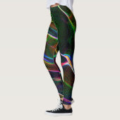 Verschiedene und seltsame Verwirrung der farbigen  Leggings (Links)