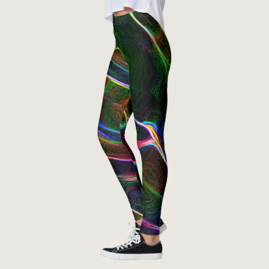 Verschiedene und seltsame Verwirrung der farbigen  Leggings (Links)
