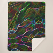 Verschiedene und seltsame Verwirrung der farbigen  Sherpadecke (Vorderseite)