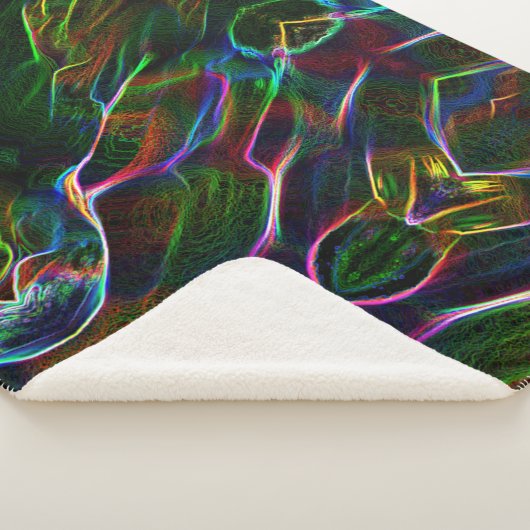 Verschiedene und seltsame Verwirrung der farbigen  Sherpadecke (3/4)