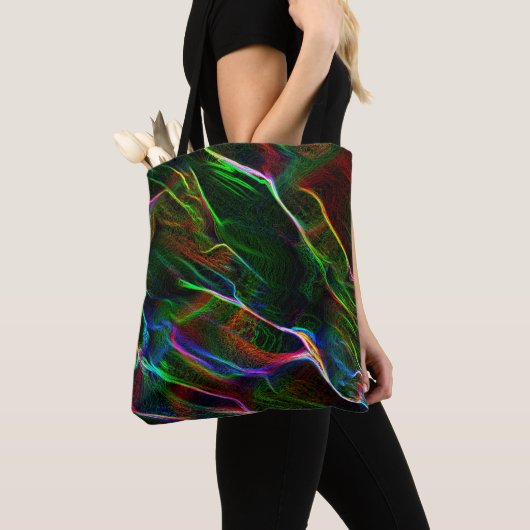 Verschiedene und seltsame Verwirrung der farbigen Tasche (Von Nahem)