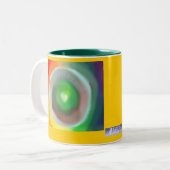 Verschiedene Universum-Tasse Zweifarbige Tasse (Vorderseite Links)