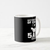 Verschiedene verrückte 5-Uhr-Crew Kaffeetasse (VorderseiteRechts)