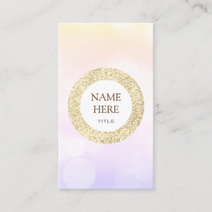 Verschiedene vertikale Visitenkarte aus Gold-Seque