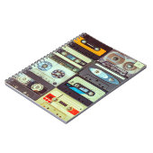 Verschiedene Vintage Audiokassetten Notizblock (Linke Seite)